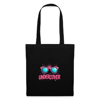 Discours sous couverture - Conception de lunettes de soleil - Sac en tissu - noir - Devant