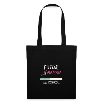 Future Maman Annoncer grossesse et Maternité - Tote Bag - black - Front