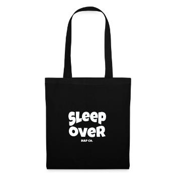 Sleep over - Stoffbeutel - Schwarz - Vorne
