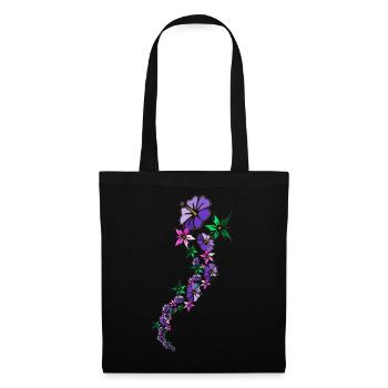 polynesien - Sac en tissu - noir - Devant
