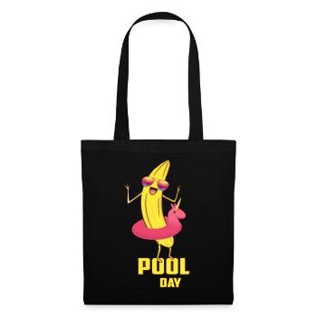 Banane Cool Pool - Sac en tissu - noir - Devant