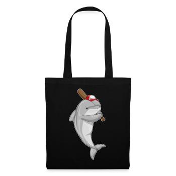 Dolphin Baseball Baseball Bats - Sac en tissu - noir - Devant