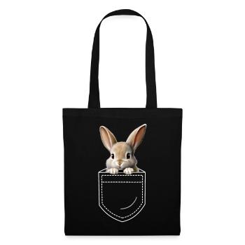 Rabbit Rabbit - Tote Bag - black - Front