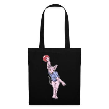 Sphynx Cat Bowling Bowling Ball - Tote Bag - black - Front