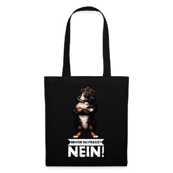 Before you ask Bernese Mountain Dog Mountain Dogs - Tote Bag - black - Front