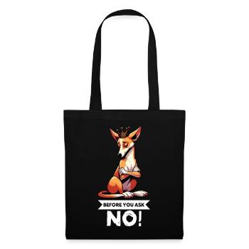 Before You Ask Podenco Podencos Podencoliebhaber - Tote Bag - black - Front