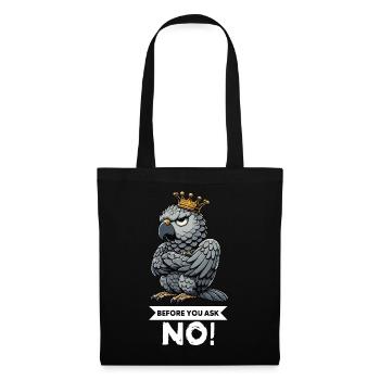 Before You Ask African Grey Parrot Parrot Parrot Holder - Tote Bag - black - Front