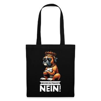 Before you ask No Boxer Boxer Holder Boxer Dog - Tote Bag - black - Front
