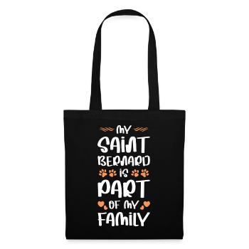 Mon préféré de la famille St. Bernard - Sac en tissu - noir - Devant