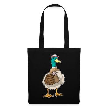 Duck Baseball Baseball Glove Sport - Tote Bag - black - Front