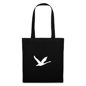 Belle silhouette de cygne - Sac en tissu - noir - Devant