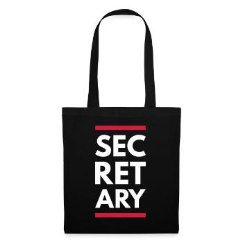 Secretary (Lines) - Tote Bag - black - Front