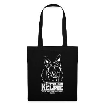 AUSTRALIAN KELPIE coolest people Wilsign's herding dog - Tote Bag - black - Front