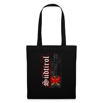 Tyrol du Sud - Sac en tissu - noir - Devant