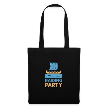 Hold-up viking - Sac en tissu - noir - Devant