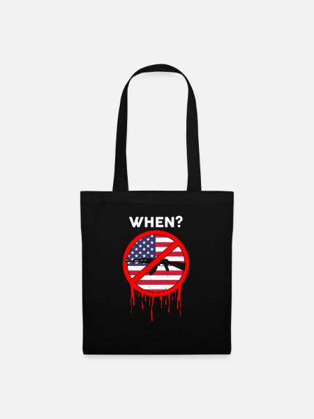 When? Gun Control Movement USA - Stoffbeutel - Schwarz