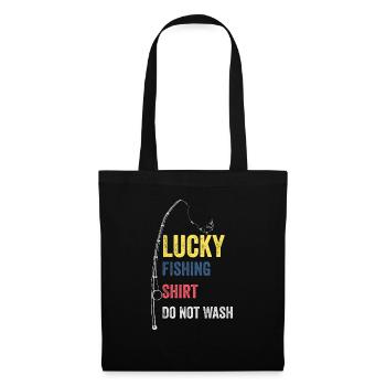 Lucky Fishing Shirt Do Not Wash - Tote Bag - black - Front