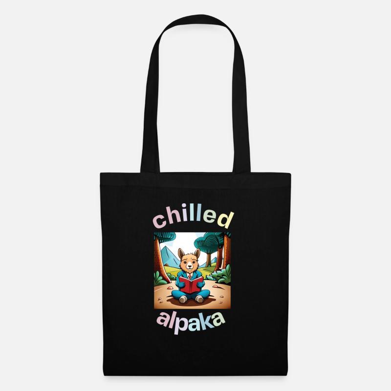 chilled alpaka - Stoffbeutel - Schwarz