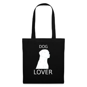 Hunde Liebhaber Dog Love Design Retriever - Stoffbeutel - Schwarz - Vorne