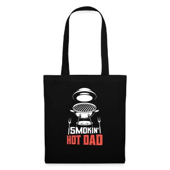 Smokin' Hot Dad Smoker BBQ Grillades - Sac en tissu - noir - Devant