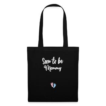 Attentes parentales humoristiques Déclarations de maman - Sac en tissu - noir - Devant