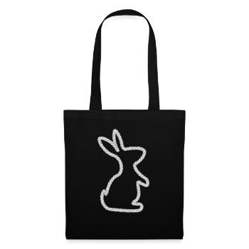 Bunny black - Stoffbeutel - Schwarz - Vorne