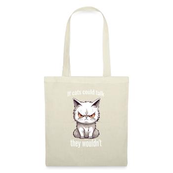 Pissed Looking Cat - Tote Bag - nature - Front