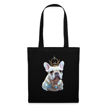 French Bulldog Head on Shirt's and Access - Tote Bag - black - Front
