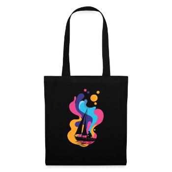 Voiliers Voiliers Voilier - Sac en tissu - noir - Devant
