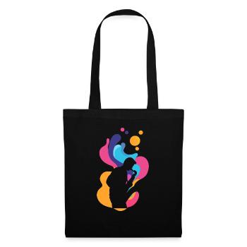 Saxophonist brass band music - Tote Bag - black - Front