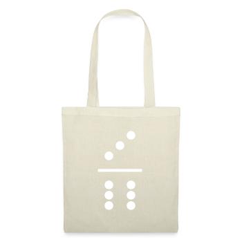 Domino stone 3/6 - Tote Bag - nature - Front