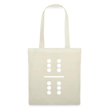 Domino stone 6/6 - Tote Bag - nature - Front