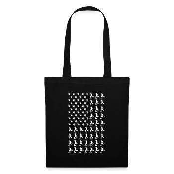 Sport Us Flag Kickball - Sac en tissu - noir - Devant