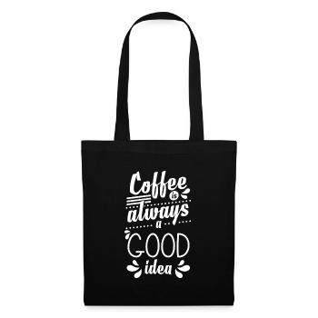 Espresso Cappuccino Coffee Lover Portafilter - Sac en tissu - noir - Devant