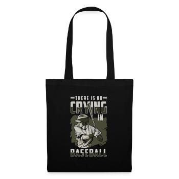 Batte de baseball Amérique Baseballer - Sac en tissu - noir - Devant