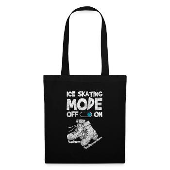 patineurs sur glace cool sportif - Sac en tissu - noir - Devant