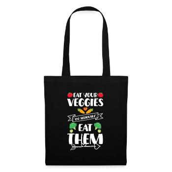 Objectif du régime alimentaire du consultant - Sac en tissu - noir - Devant