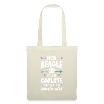 Dicton de chien beagle - Sac en tissu - nature - Devant