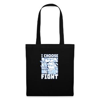 I choose fight - Tote Bag - black - Front