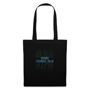 63rd Birthday 63 years old Binary Code Computer Science - Tote Bag - black - Front