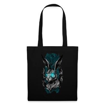 Luminous Lapin: Glowing Bunny Radiance - Tote Bag - black - Front