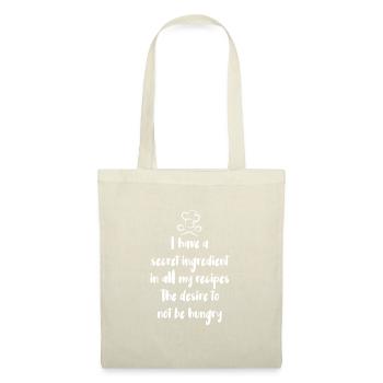 J’ai un ingrédient secret dans toutes mes recettes Le d - Sac en tissu - nature - Devant