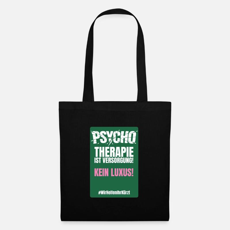 PSYCHO_06 - Stoffbeutel - Schwarz