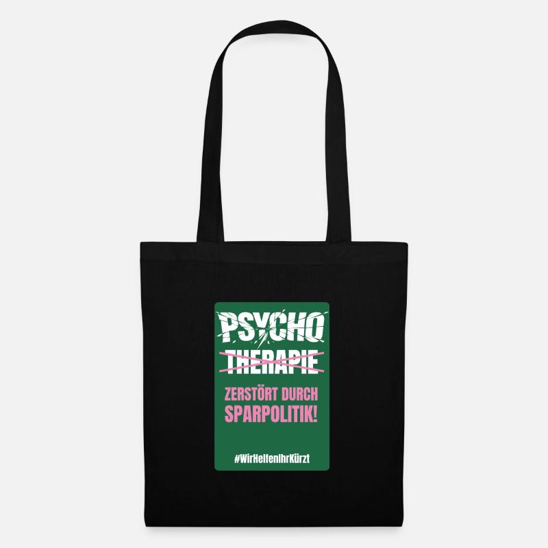 PSYCHO_05 - Stoffbeutel - Schwarz