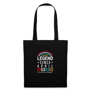 1970 Legend Since Birthday Gift April - Tote Bag - black - Front