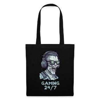 Gaming 24/7 - Tote Bag - black - Front