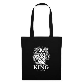 Papillon Roi de tout Chiens Chien Wilsigns - Sac en tissu - noir - Devant