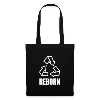 Reborn Cadeau chrétien - Sac en tissu - noir - Devant