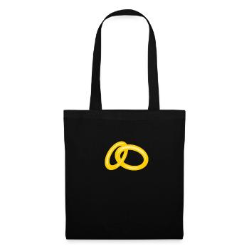 wedding rings - Tote Bag - black - Front