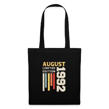 August 1992 - Birthday gift August 1992 August - Tote Bag - black - Front